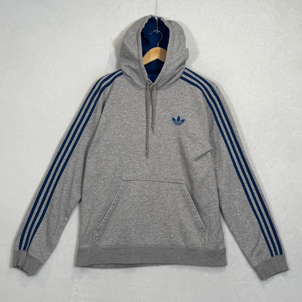 Adidas Gray Pullover Hoodie Medium
